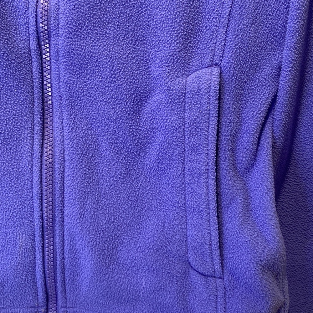The North Face Fleece Blue and Purple Jacket size L 14/16 - Picture 4 of 4